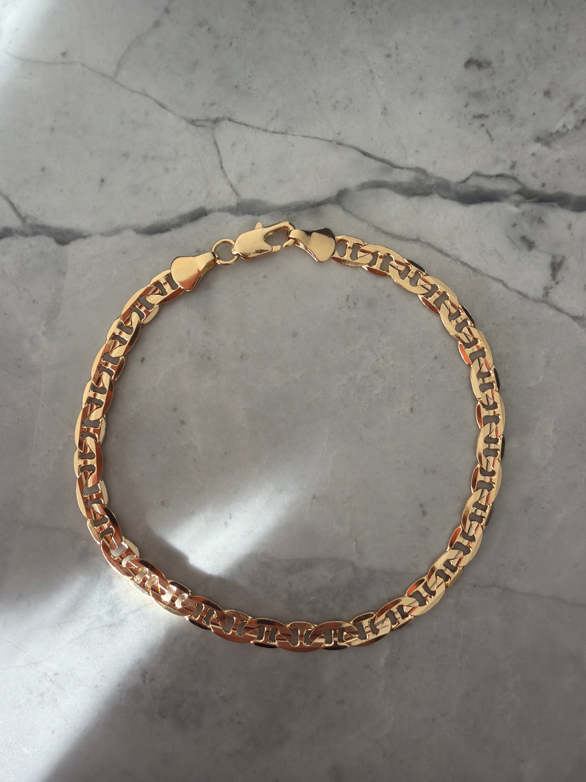 Jacqueline Lee Jewellery | Men’s Italian Links 18k gold filled Bracelet