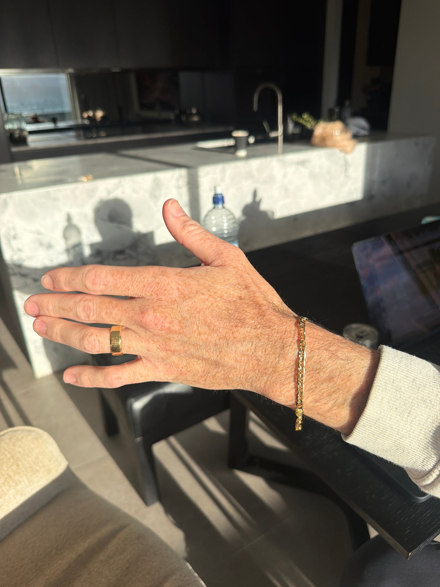 Jacqueline Lee Jewellery | Men’s Italian Links 18k gold filled Bracelet