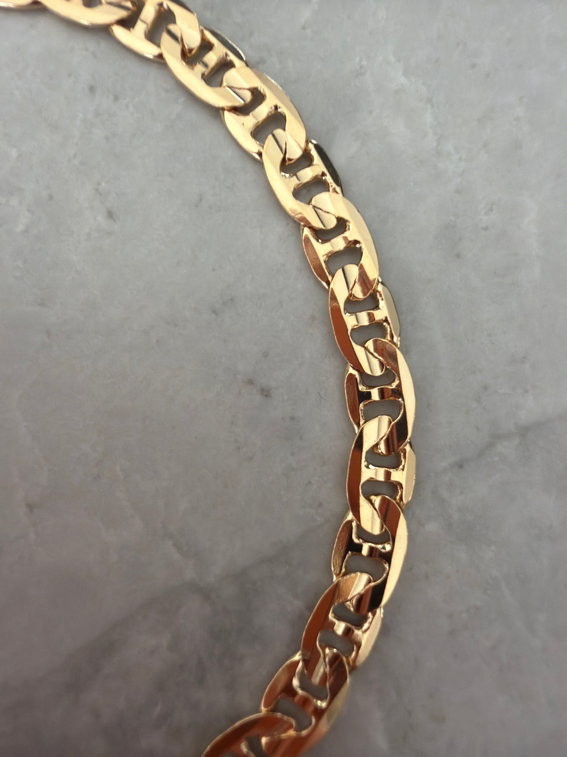 Jacqueline Lee Jewellery | Men’s Italian Links 18k gold filled Bracelet
