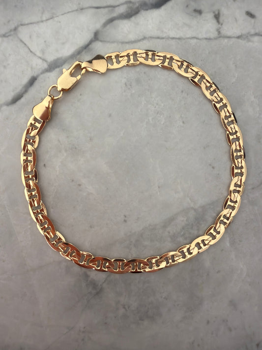 Jacqueline Lee Jewellery | Men’s Italian Links 18k gold filled Bracelet