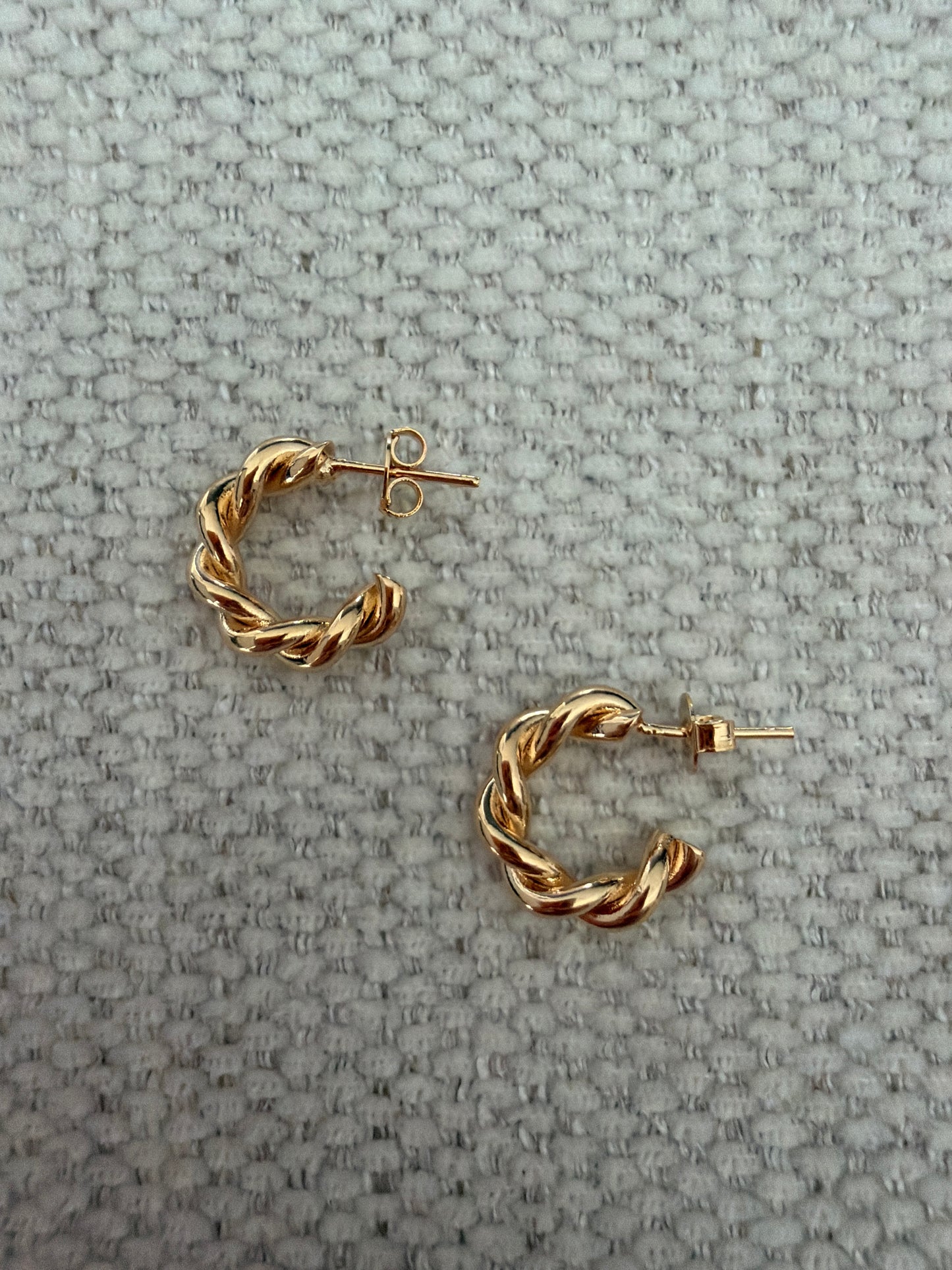 Jacqueline Lee Jewellery | Mini Croissant 18k Gold Filled Earrings