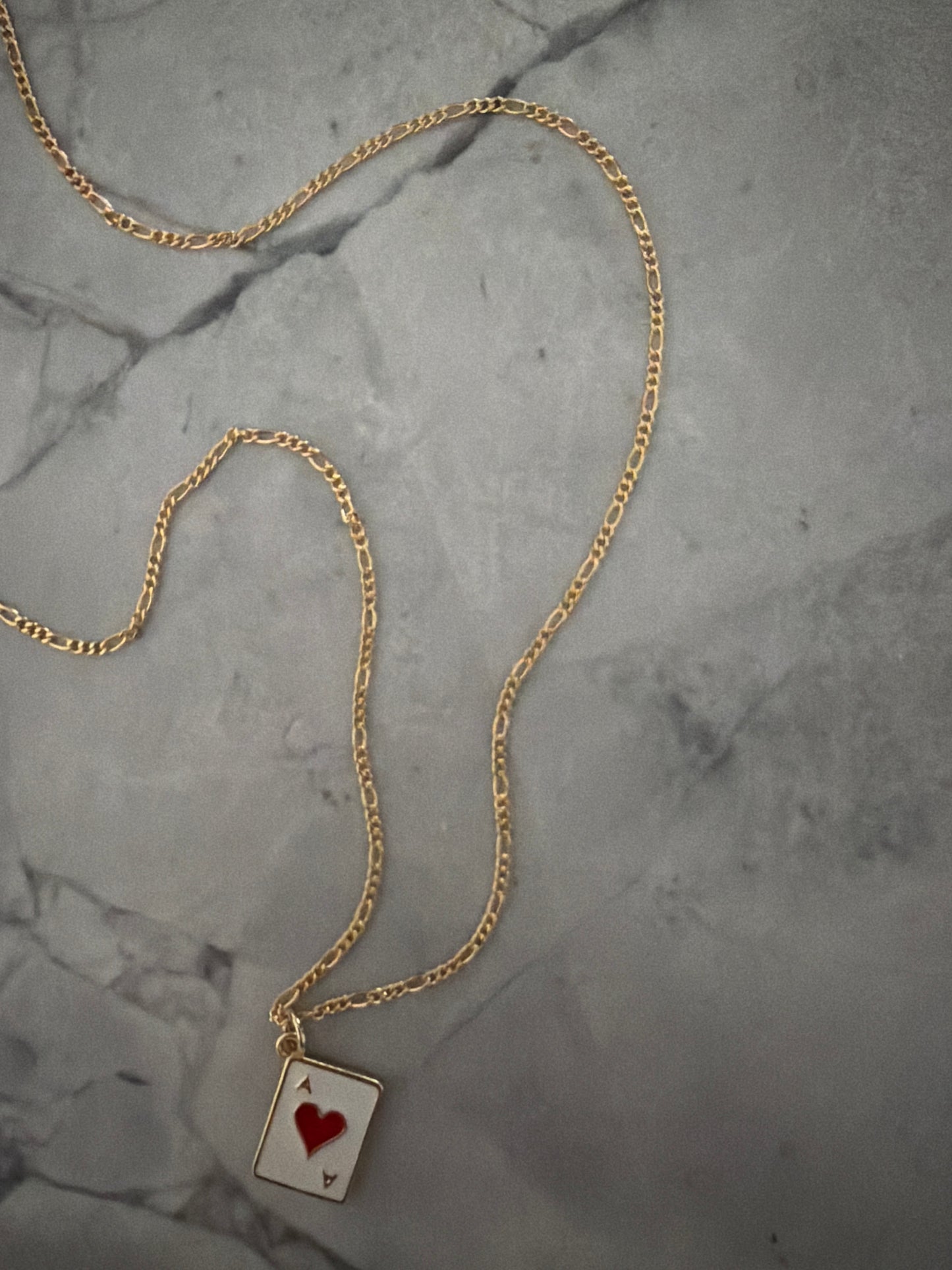 Jacqueline Lee Jewellery | Queen of Hearts Charm Necklace 18k Gold