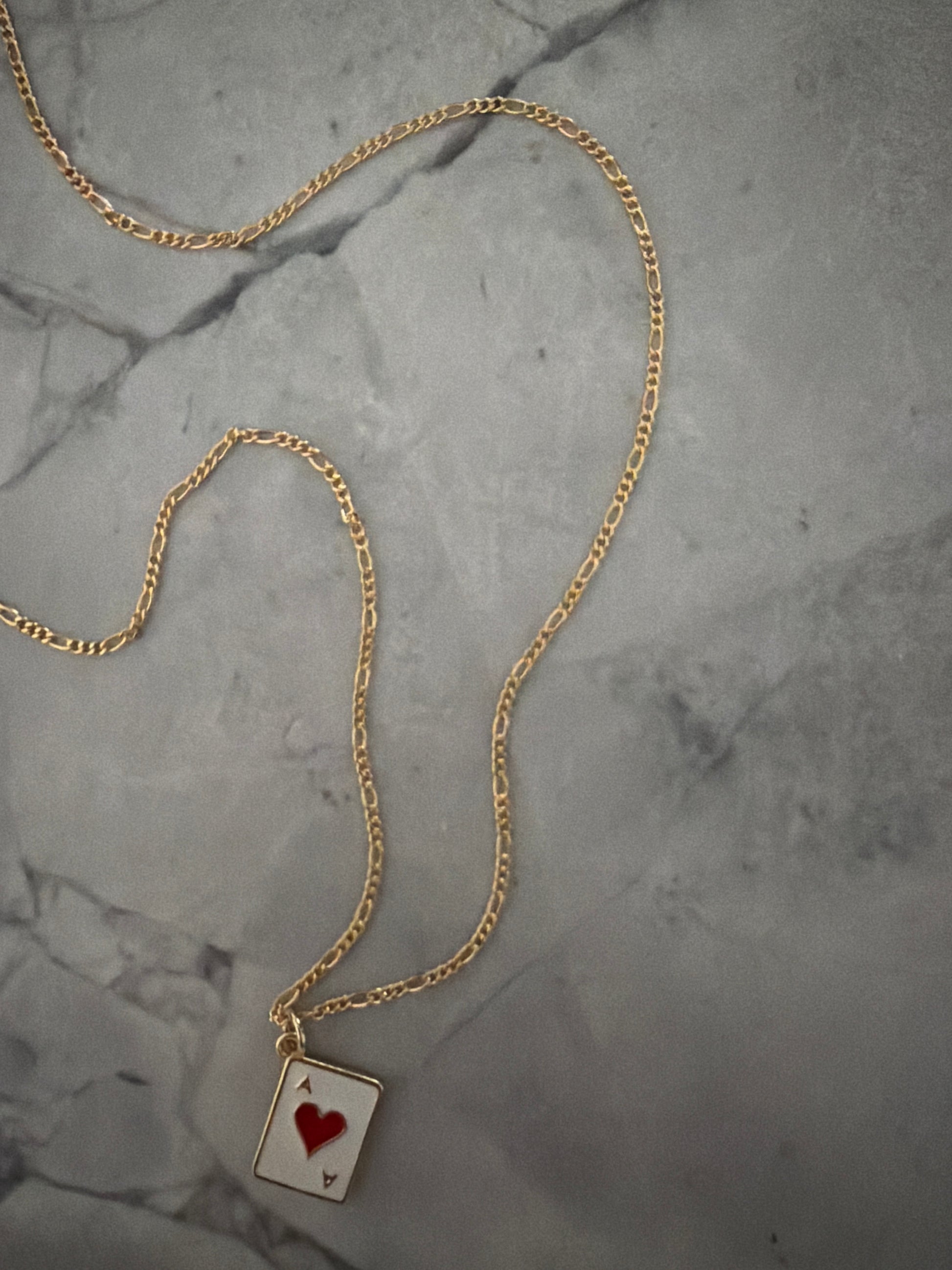 Jacqueline Lee Jewellery | Queen of Hearts Charm Necklace 18k Gold