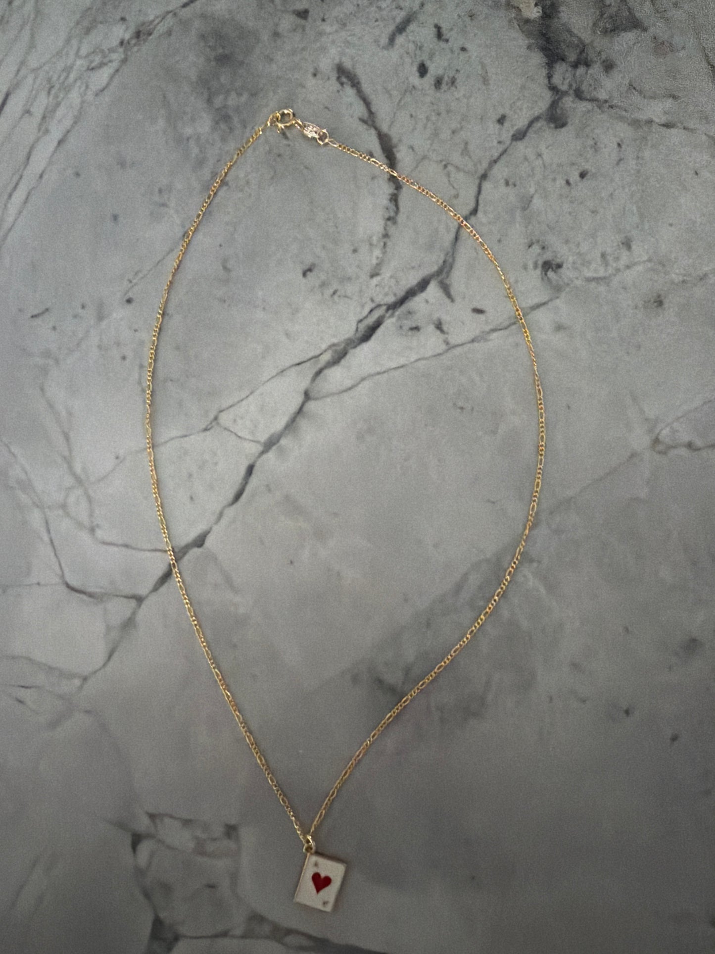 Jacqueline Lee Jewellery | Queen of Hearts Charm Necklace 18k Gold