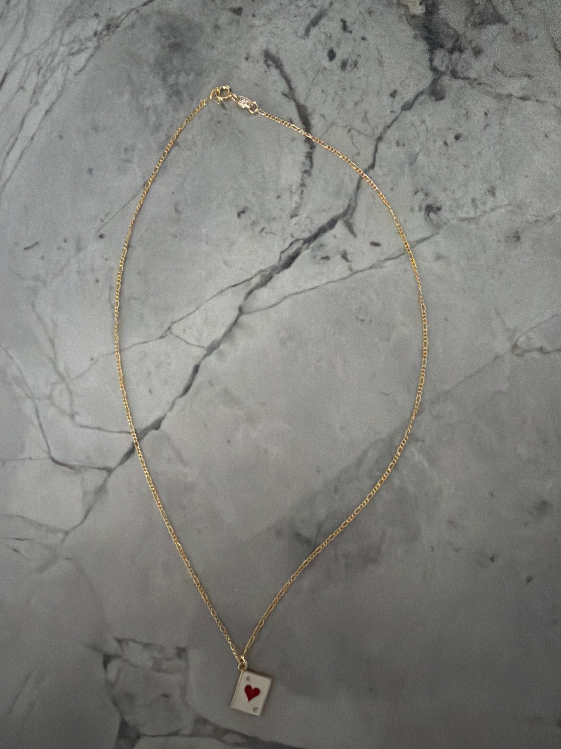 Jacqueline Lee Jewellery | Queen of Hearts Charm Necklace 18k Gold