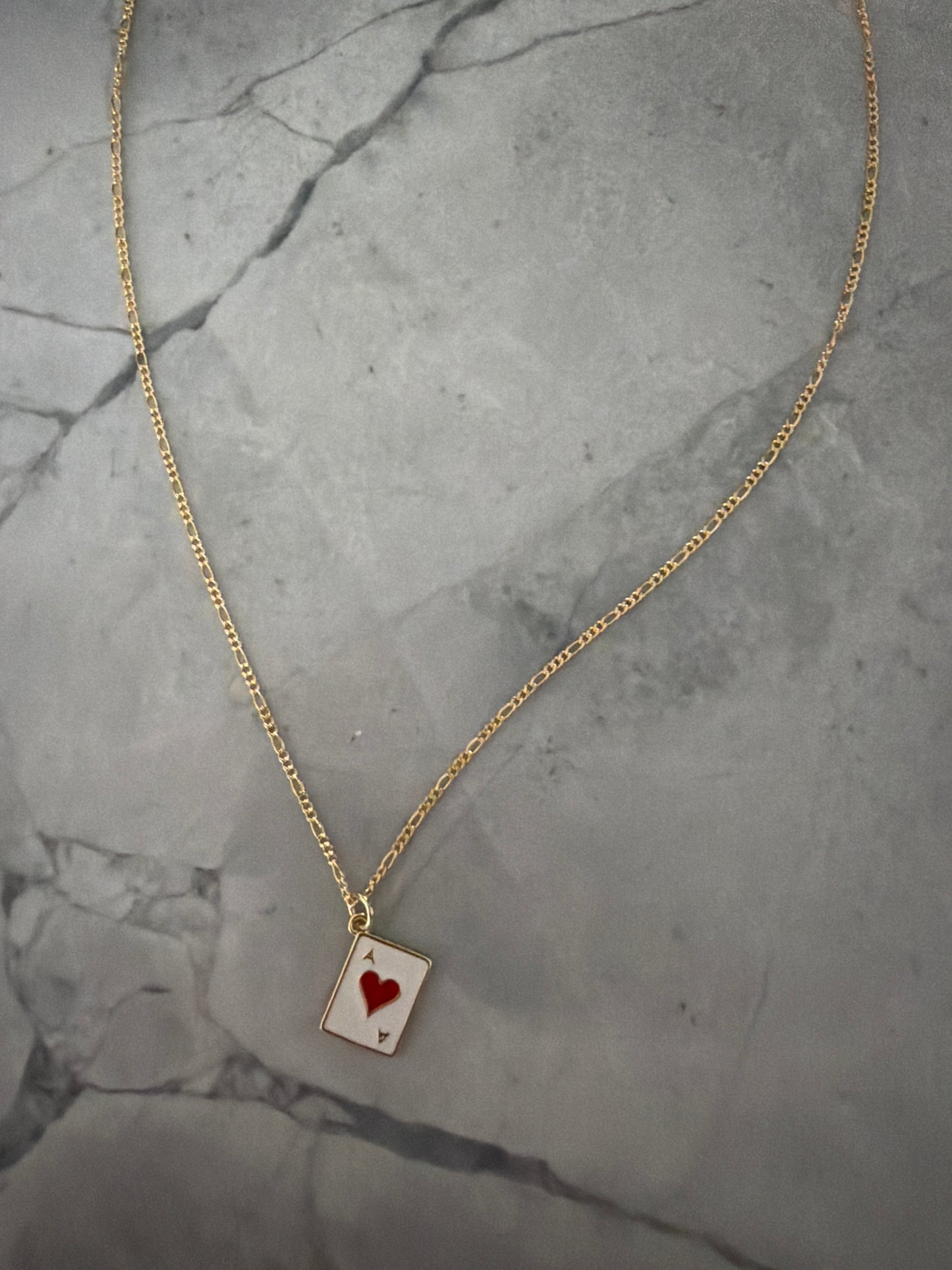 Jacqueline Lee Jewellery | Queen of Hearts Charm Necklace 18k Gold