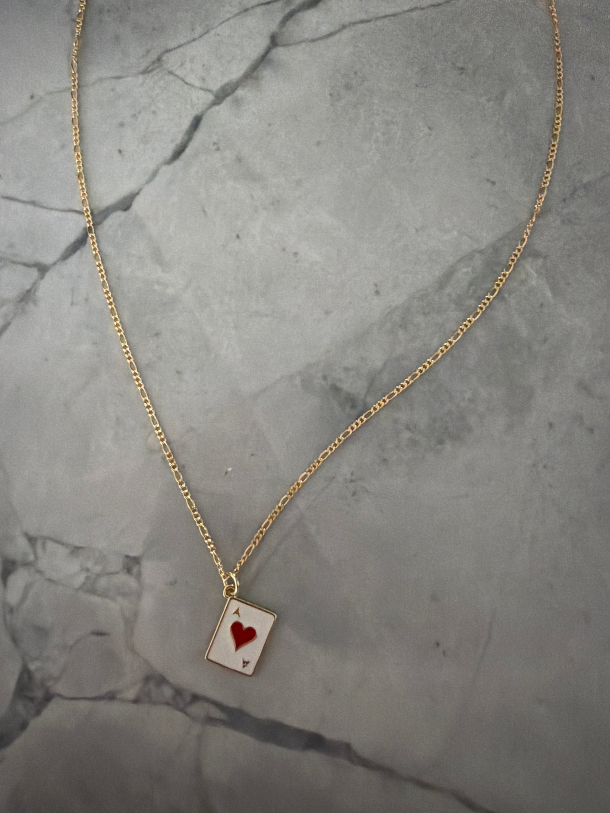 Jacqueline Lee Jewellery | Queen of Hearts Charm Necklace 18k Gold