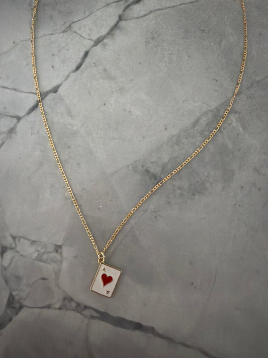 Jacqueline Lee Jewellery | Queen of Hearts Charm Necklace 18k Gold