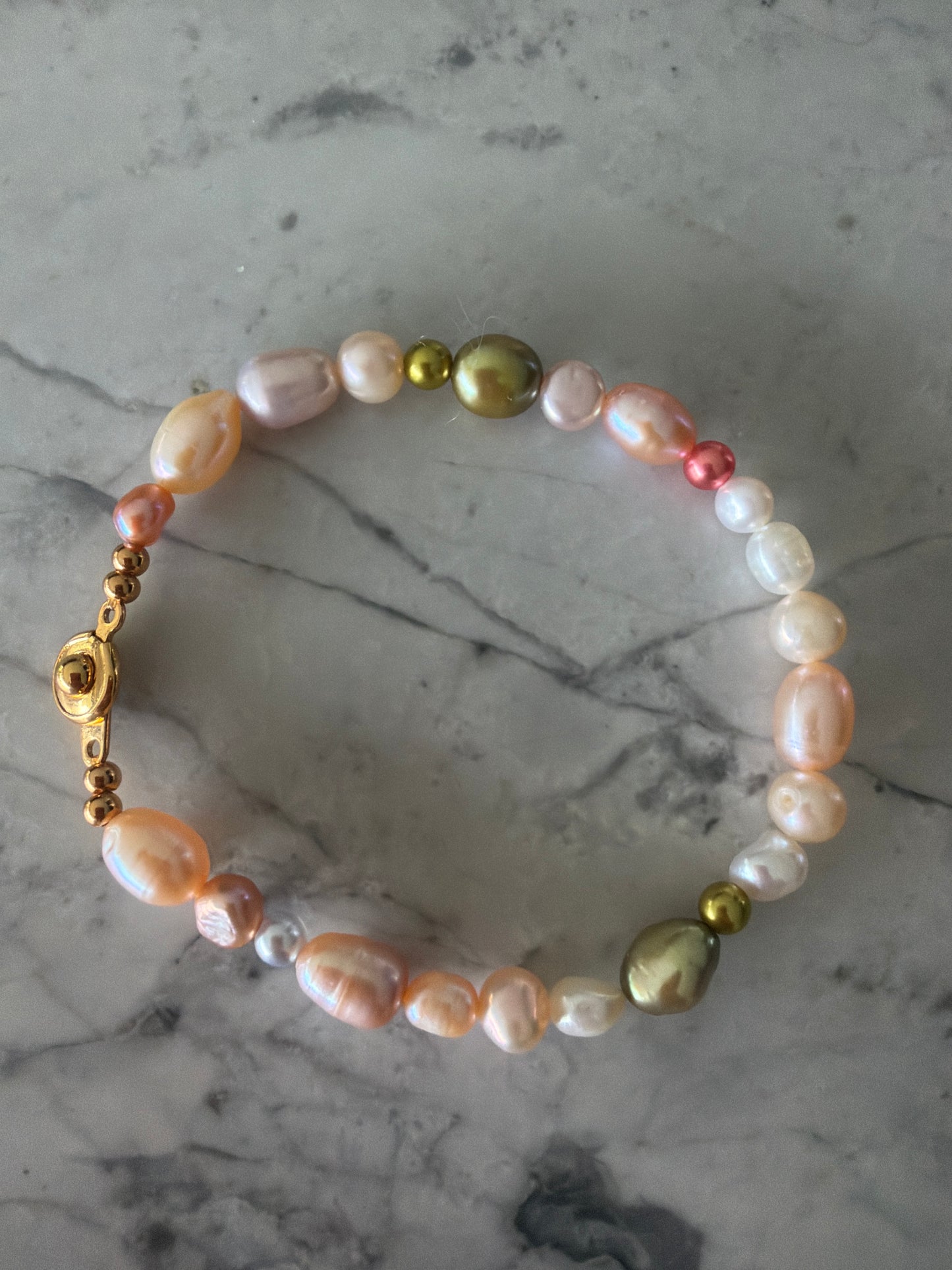 Jacqueline Lee Jewellery | Lustre Baby Pink Pearl Bracelet