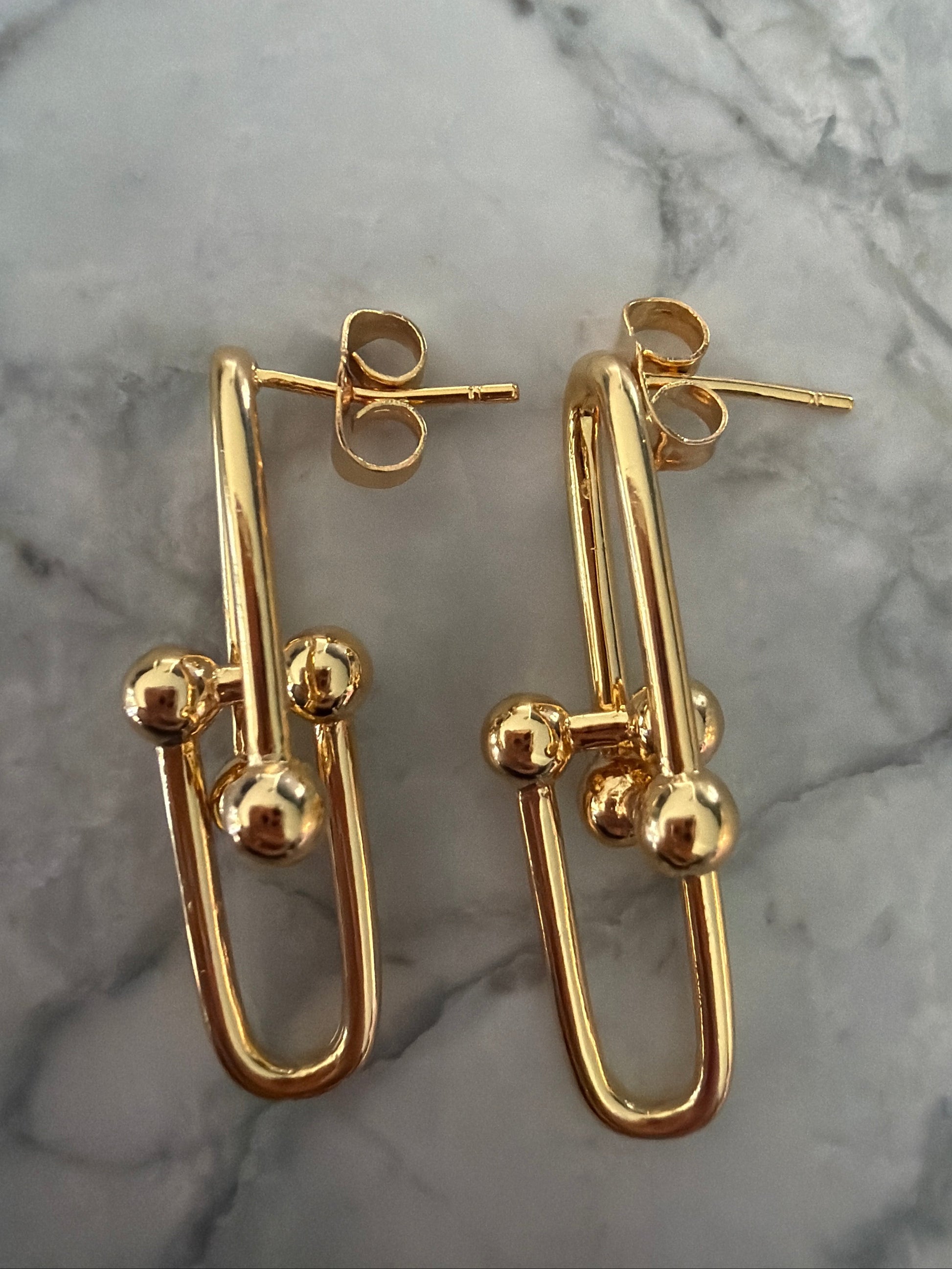 Jaqueline Lee Jewellery | Sasha Botanical Paperclip Earrings