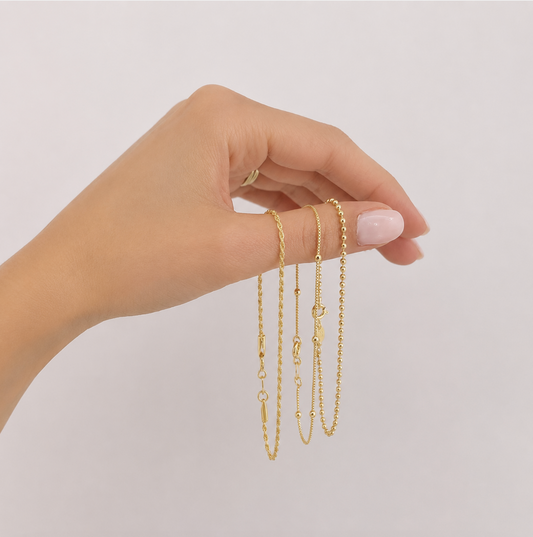 Tessa Tiny Bead Bracelet | 18k Gold-Filled