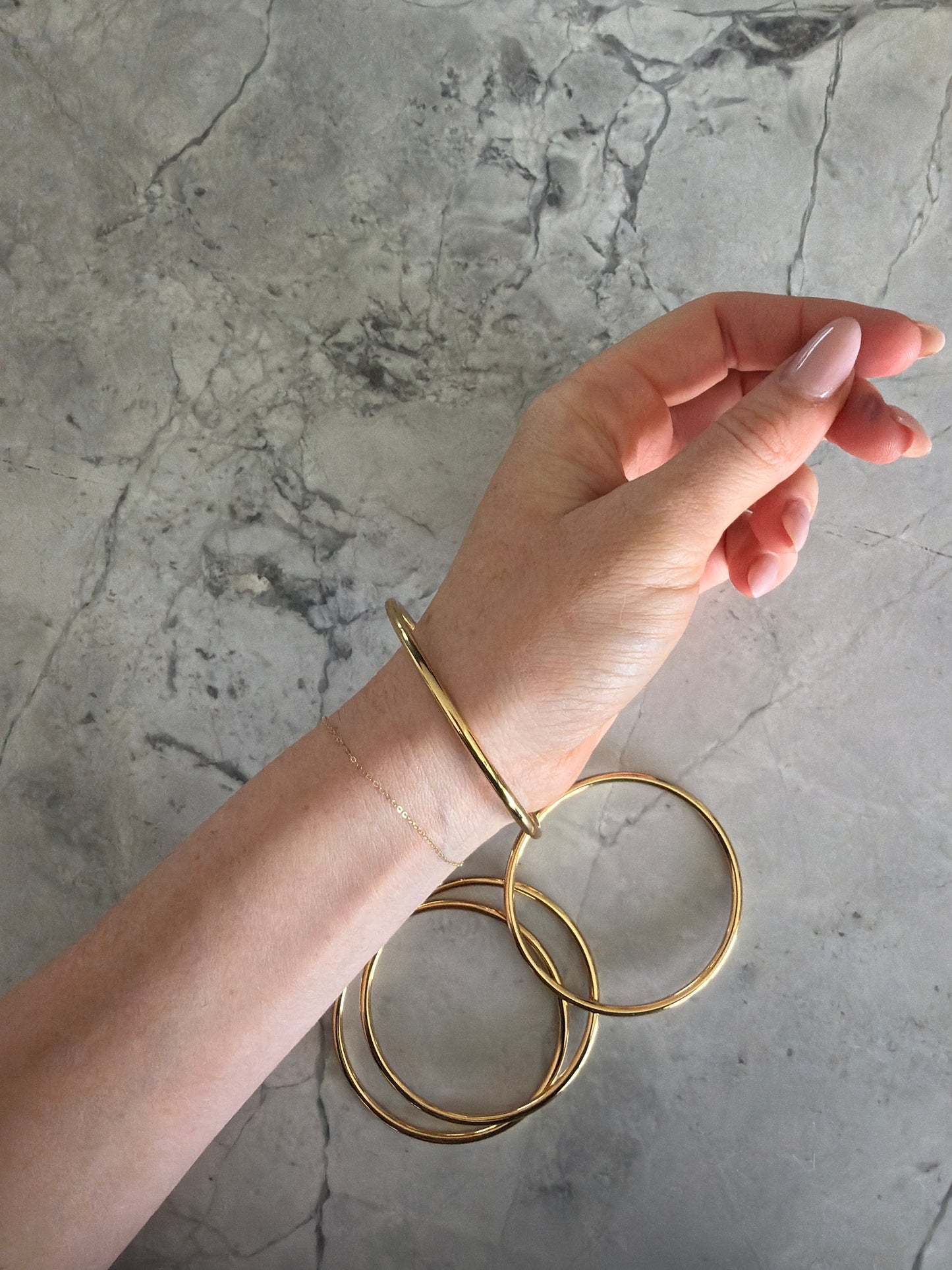 Jacqueline Lee Jewellery | Small Wrists Classic Waterproof Gold Bangle