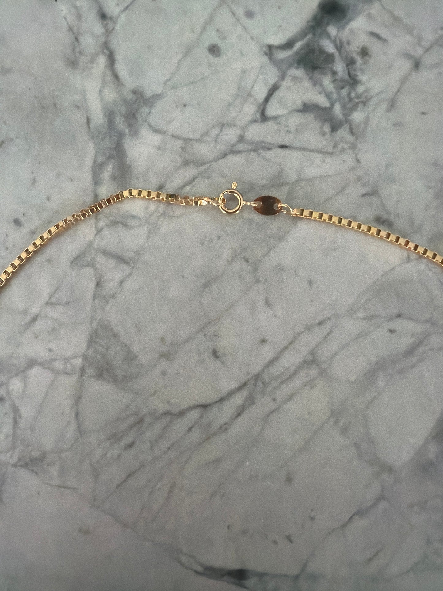 Jacqueline Lee Jewellery | Thick Box Chain 18k Gold Filled Necklace