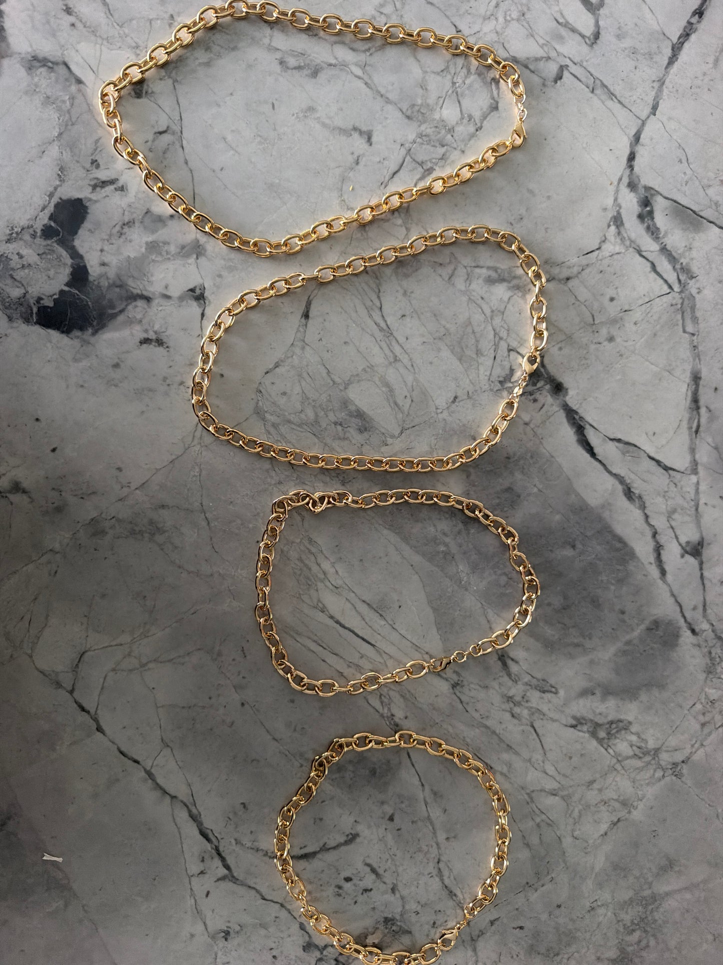 Jacqueline Lee Jewellery | Toni Chunky Gold Links Necklace