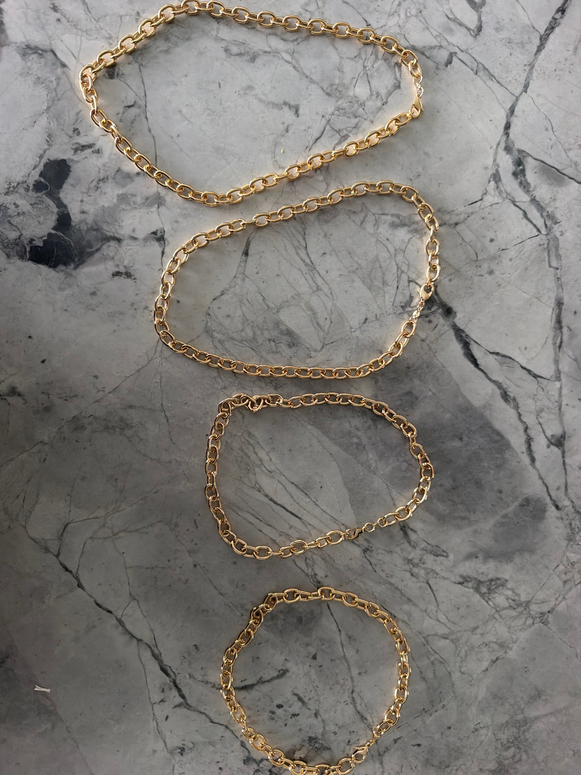 Jacqueline Lee Jewellery | Toni Chunky Gold Links Necklace