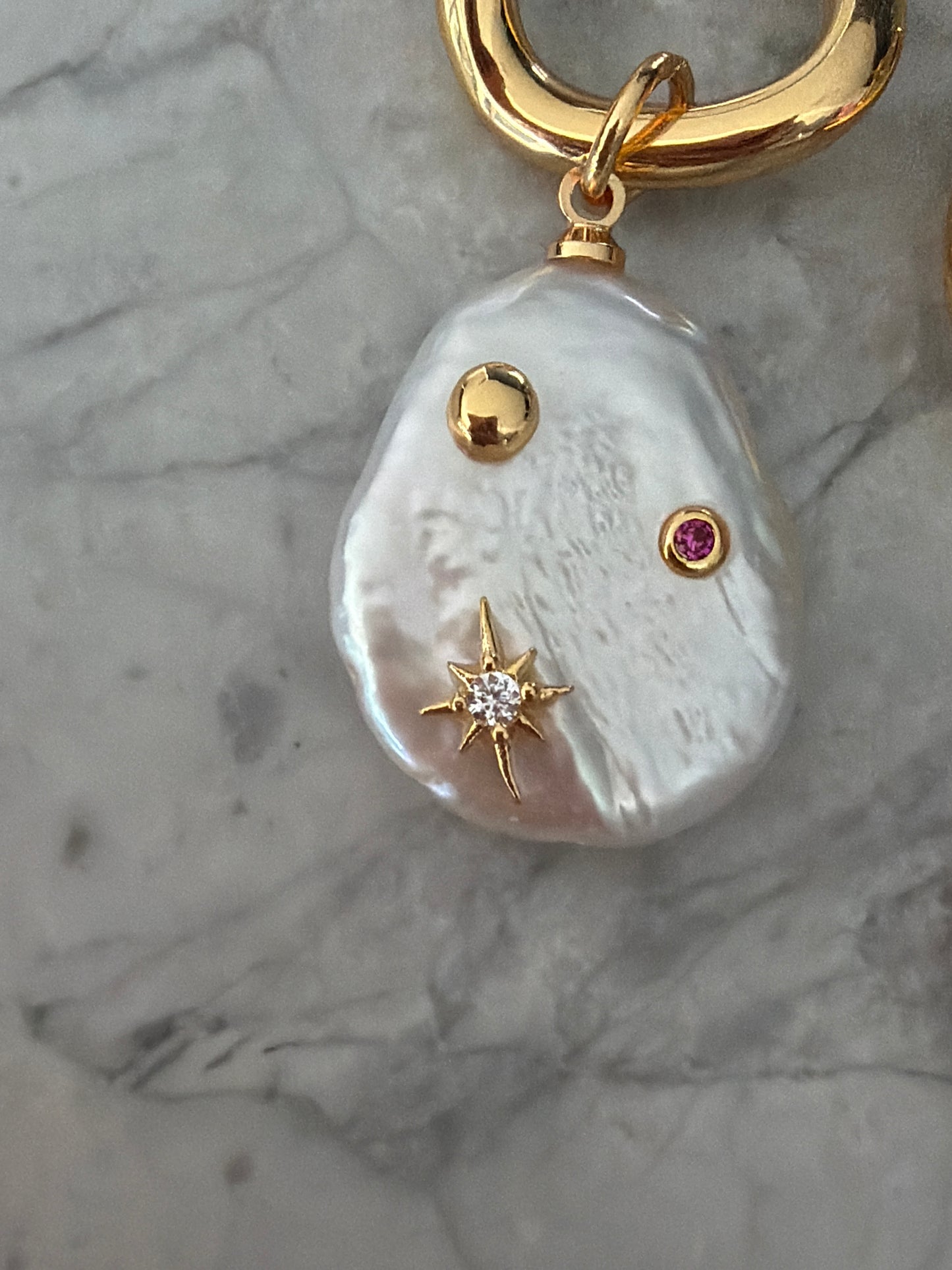 Jacqueline Lee Jewellery | Whimsy Pearl Gold Earrings
