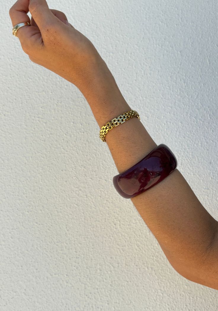 Statement Resin Bangles (set of 2) MAFS SALE