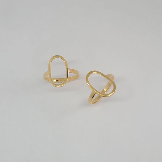 Thin Oval Ring