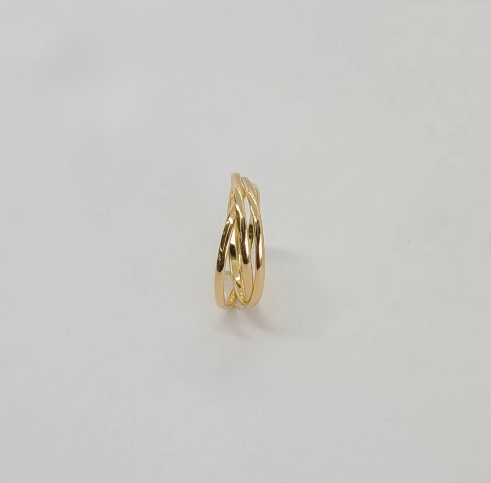 Triple Band 18K Gold Filled Ring